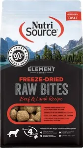2.5oz Nutrisource Element Freeze-Dried Beef Lamb Bites - Health/First Aid